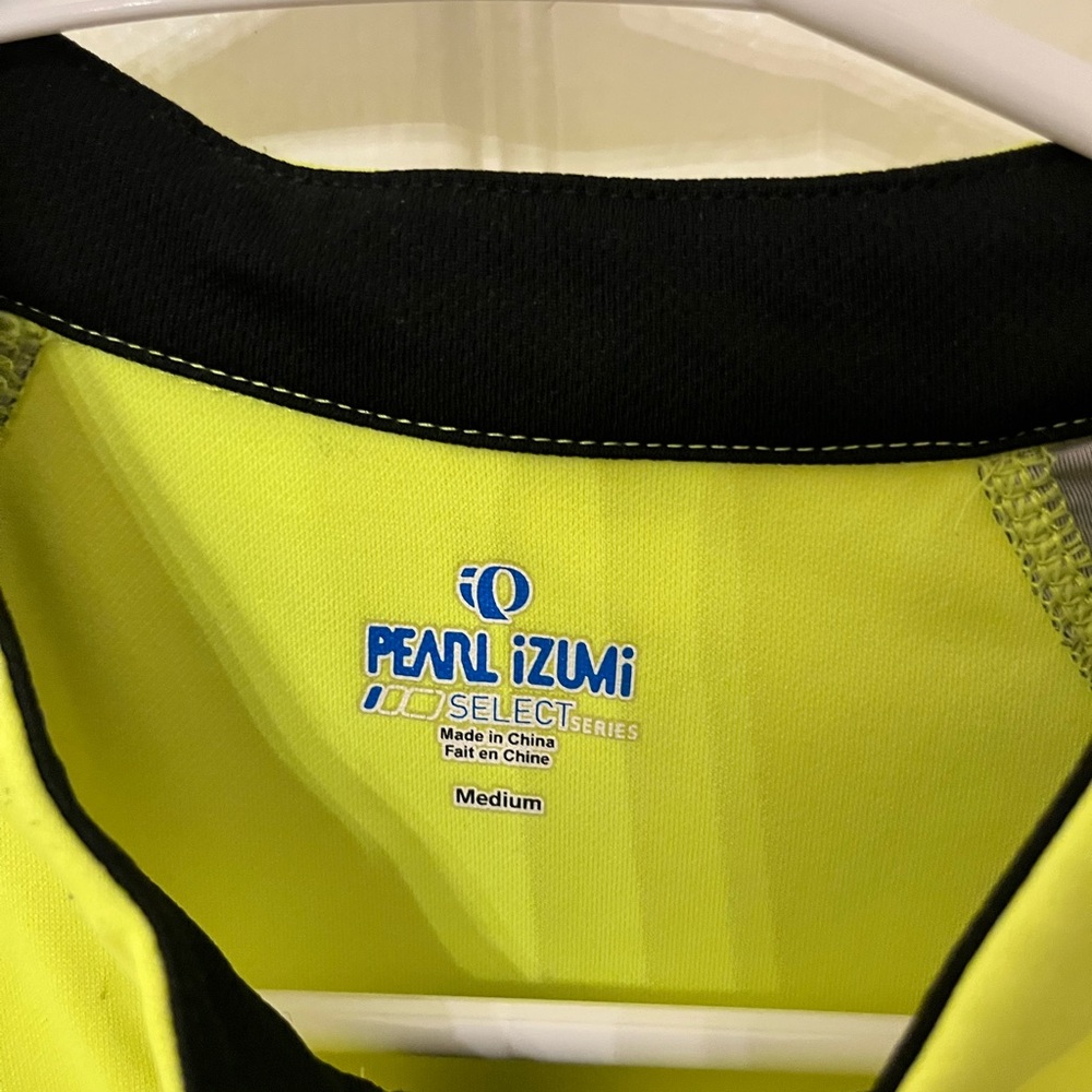 Pearl izumi medium men bright yellow cycling jersey - Picture 3 of 3